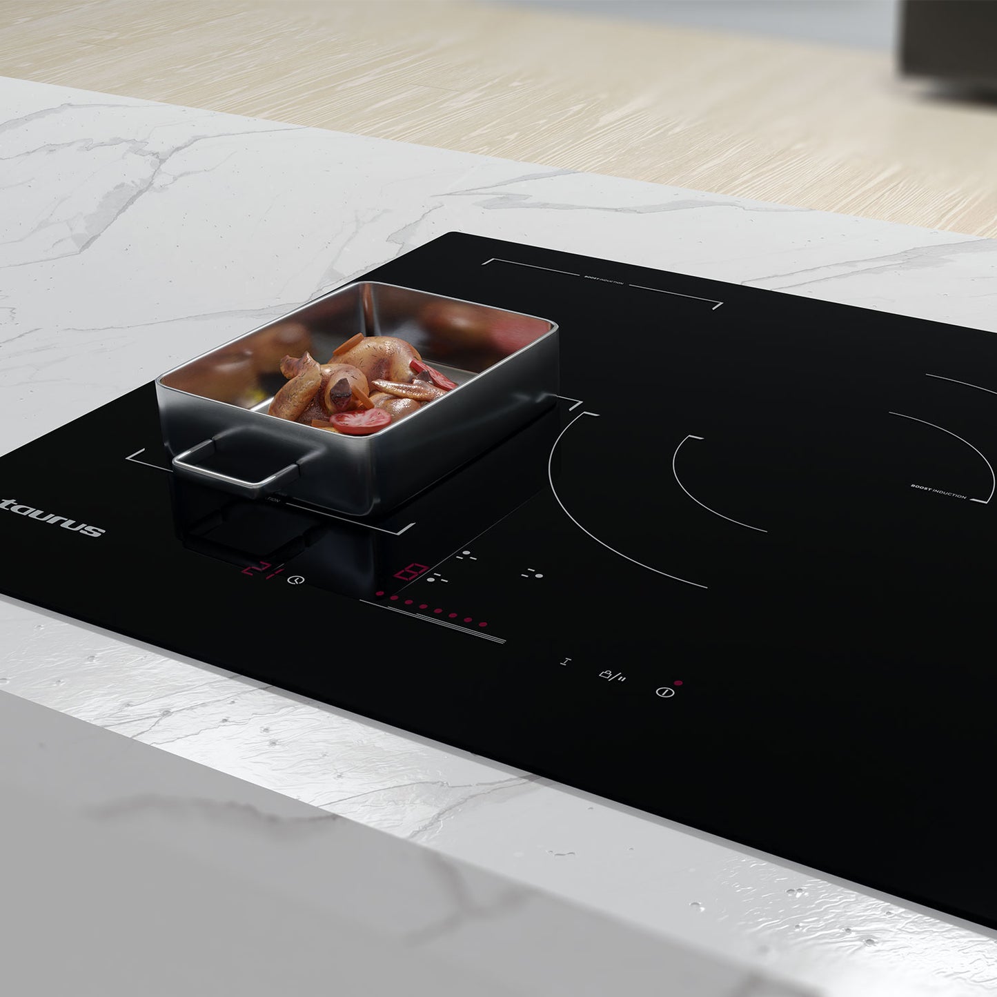 flex, flex zone, inducción, placa de inducción, placa de cocina, vitroceramica, vitro de induccion,