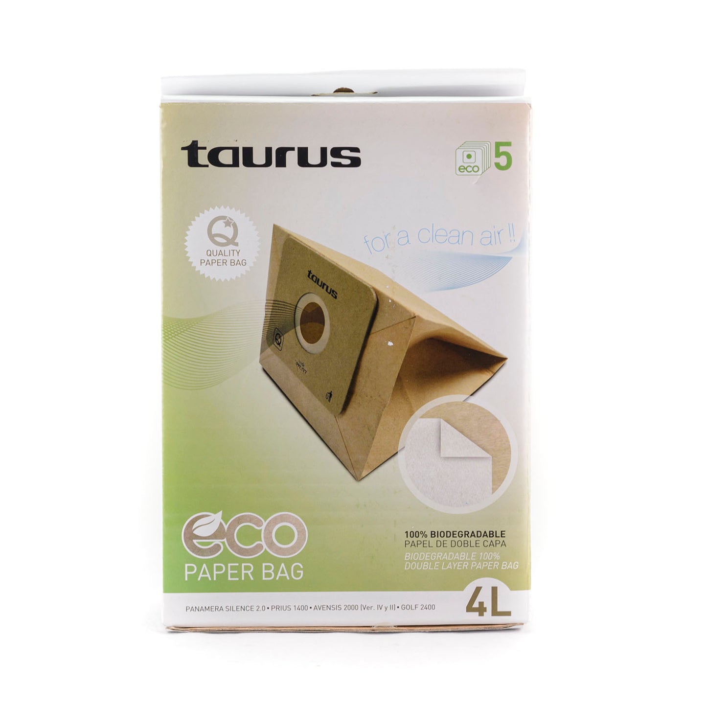 Pack de sac en papier 4L pour aspirateur