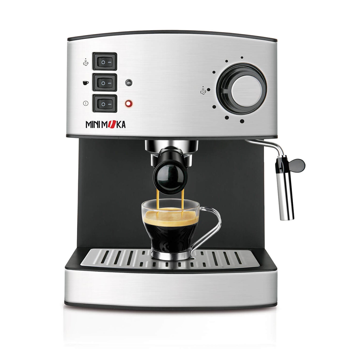 Mini Moka CM-1695 Black - Cafetera espresso, 850 W : Minimoka