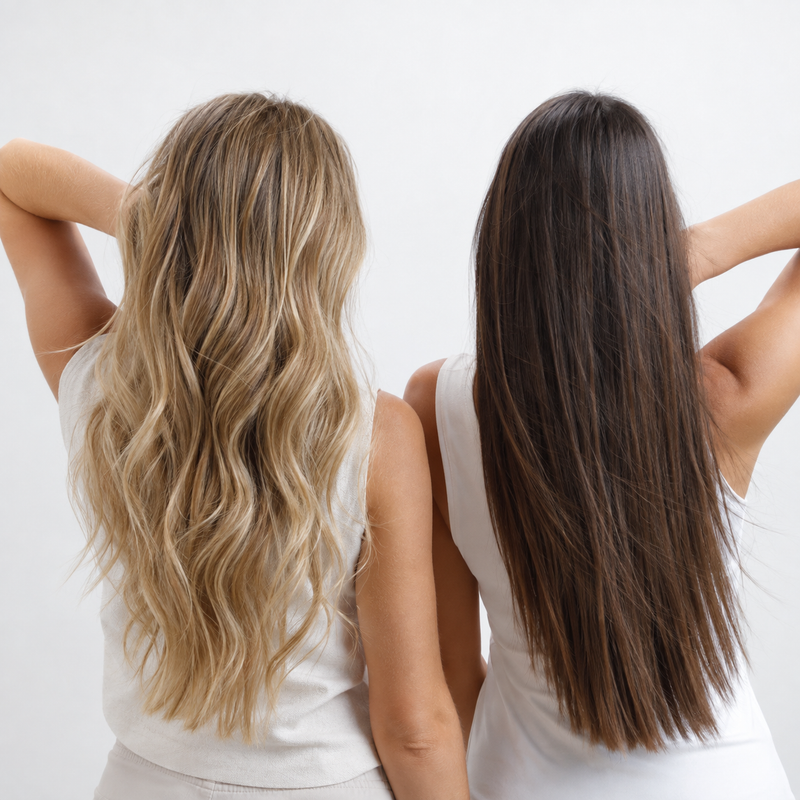 Cabello suave y sin encrespamiento