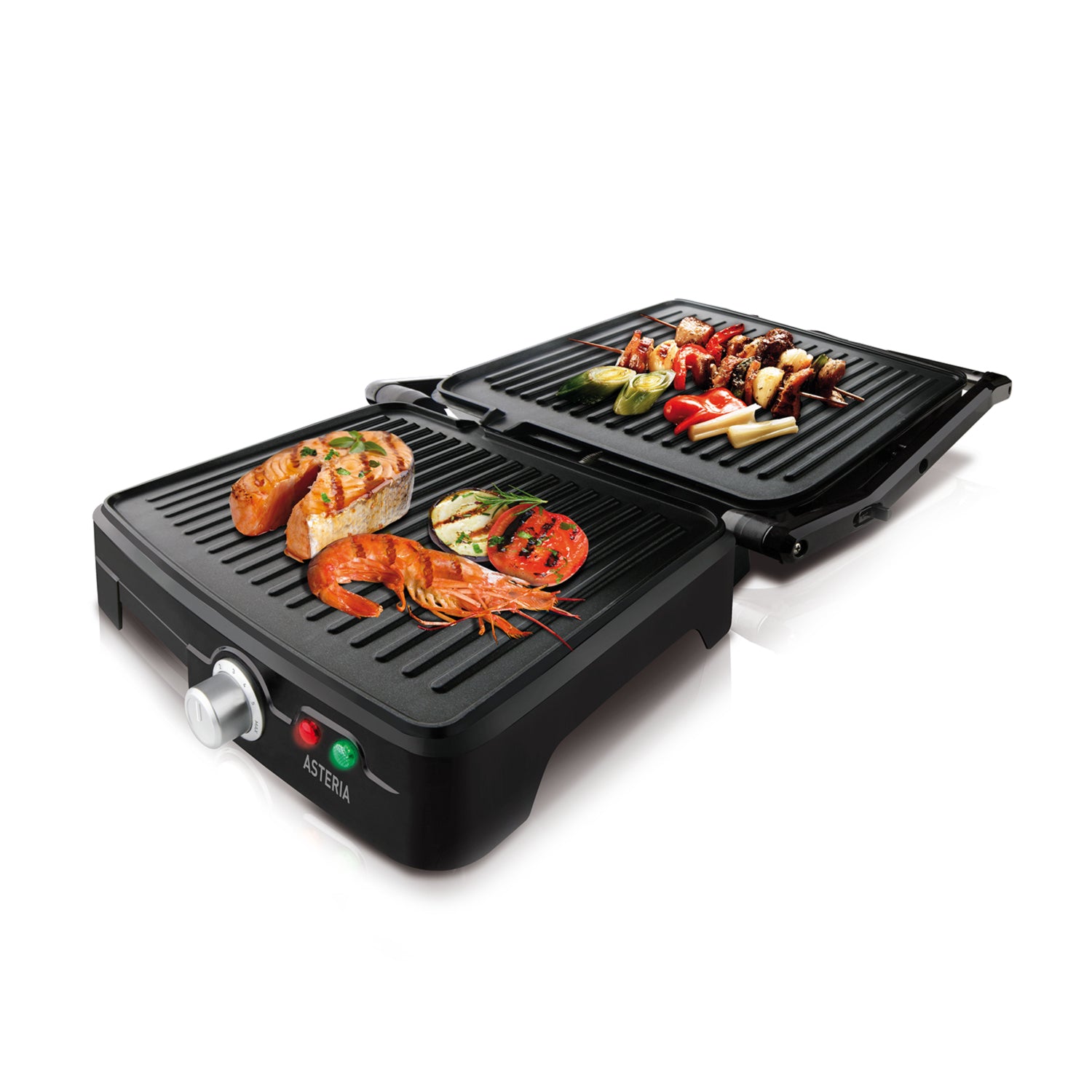 Taurus Asteria Complete 2-in-1 Electric Grill 2000W, Opening to