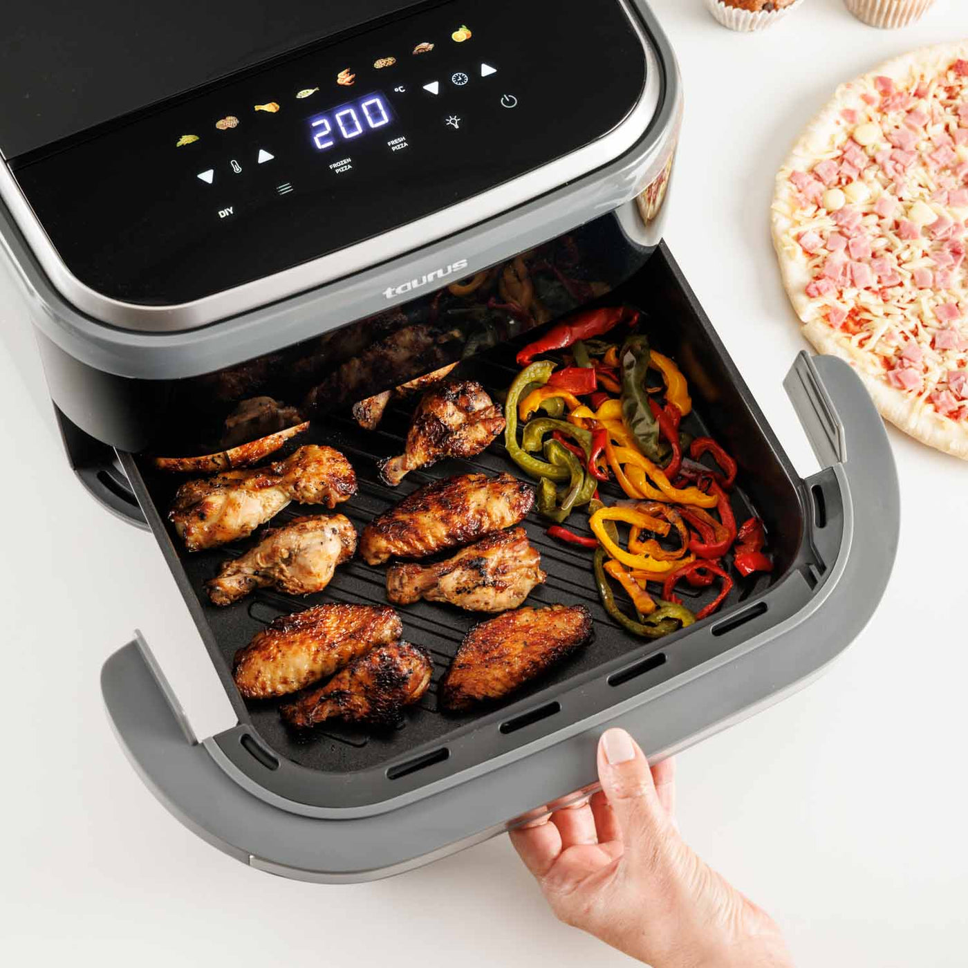 Tecnología ExtraGrill: cocción sin remover