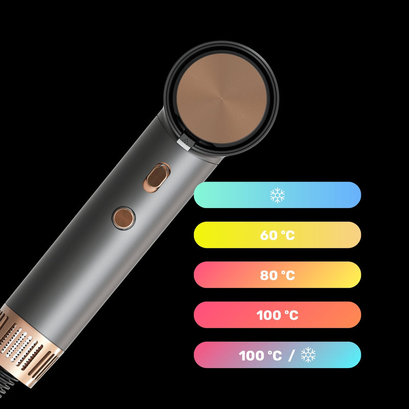 5 temperatures amb llum LED